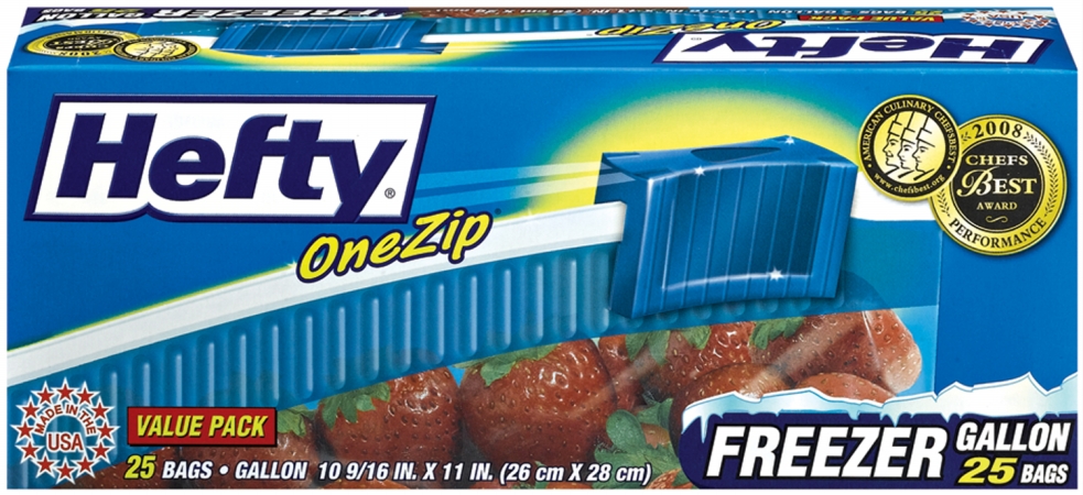 [013700824258] Hefty ZipLOC 25CT