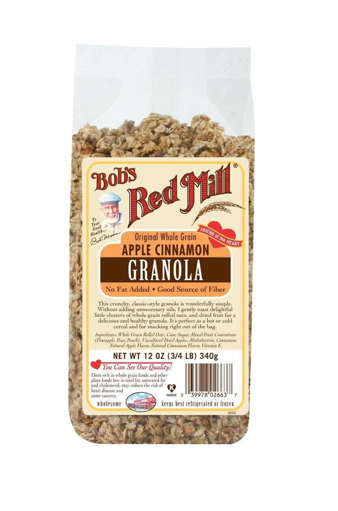 BOB RED MILL GRANOLA 3/4 LB