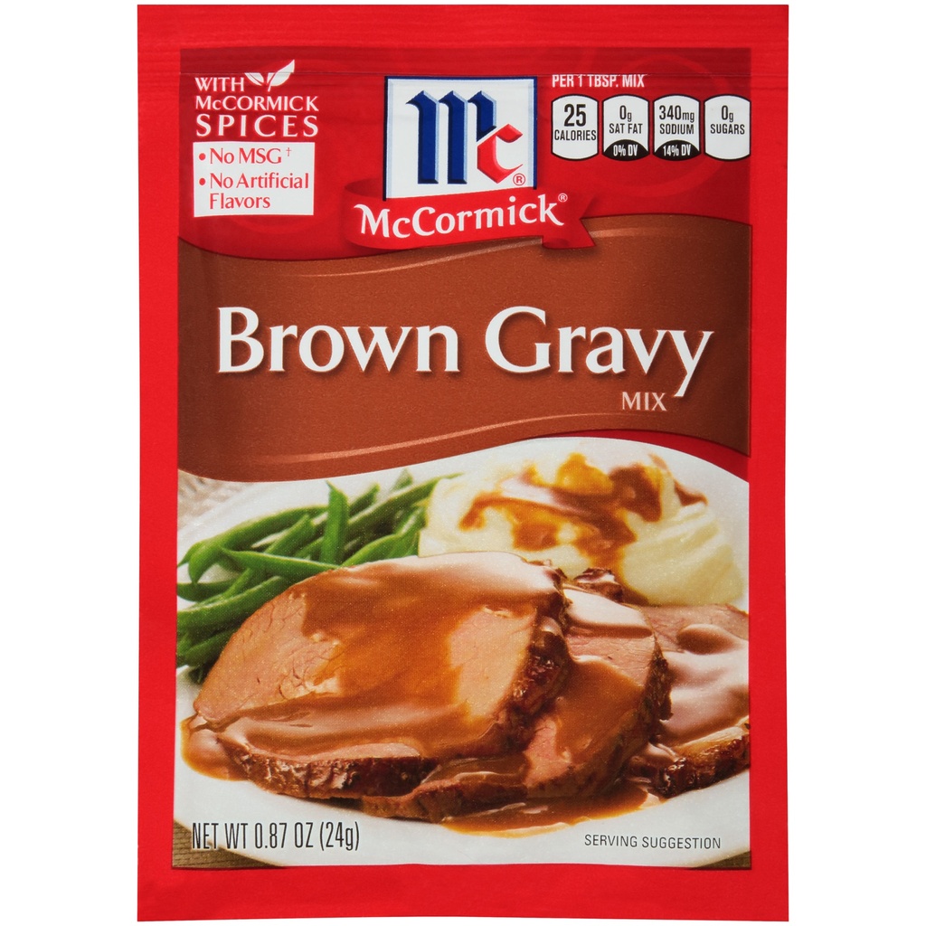 [052100098609] MC CORMICK BROWN GRAVY MIX