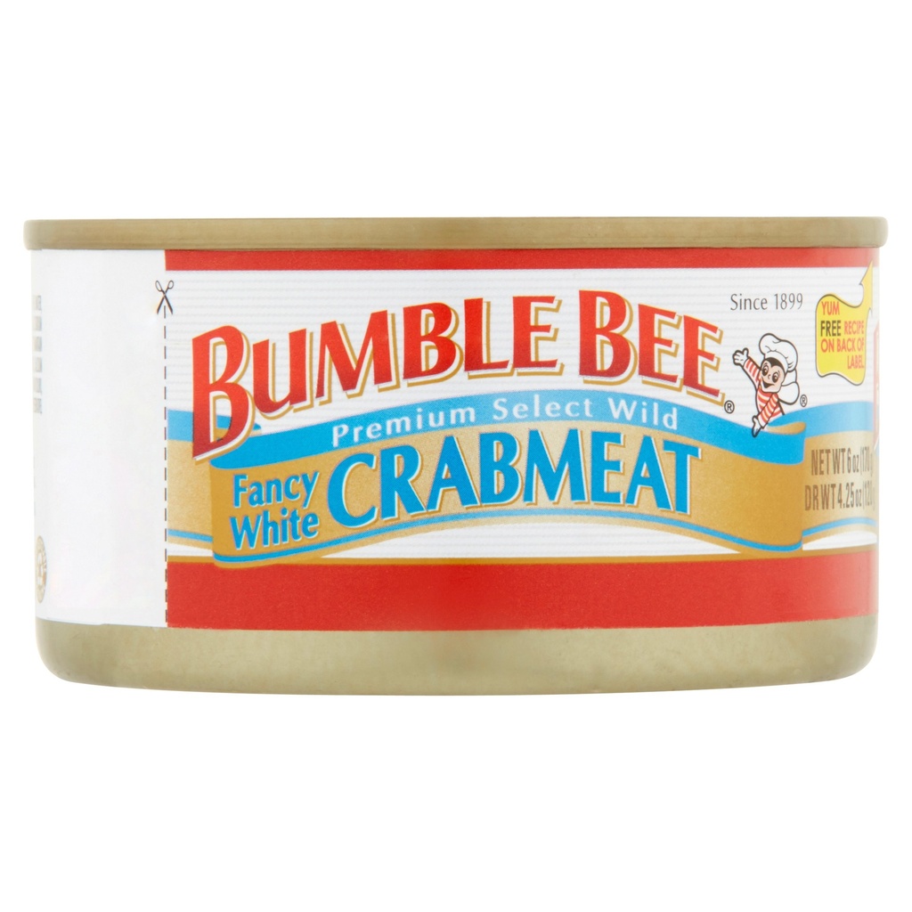 [086600702513] BUMBLE BEE FANCY WHITE CRABMEAT