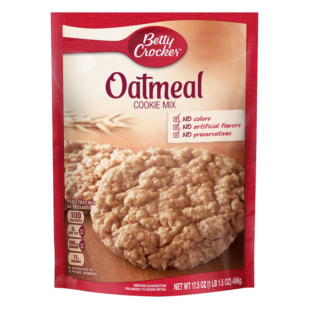 [016000301405] BETTY CROCKER OATMEAL COOKIE MIX