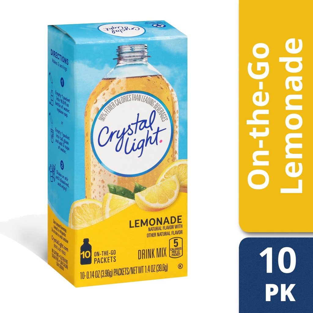 [043000945025] CRYSTAL LIGHT LEMONADE DRINK MIX