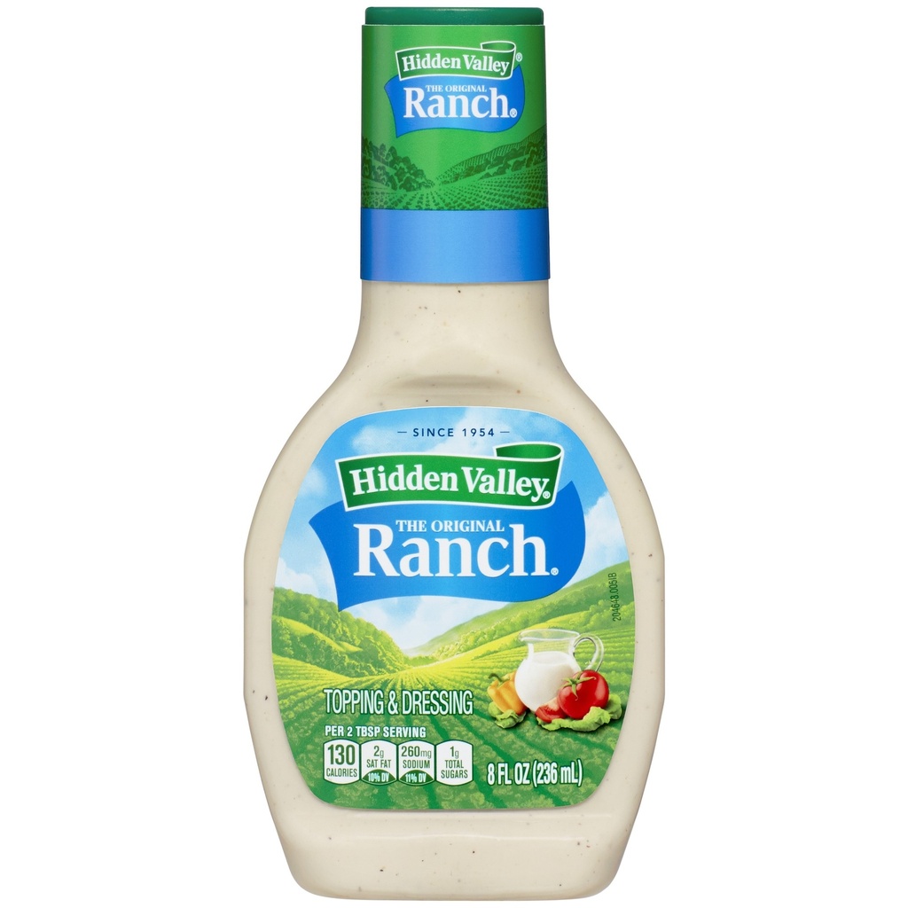 HIDDEN VALLEY RANCH DRESSING 8FL OZ