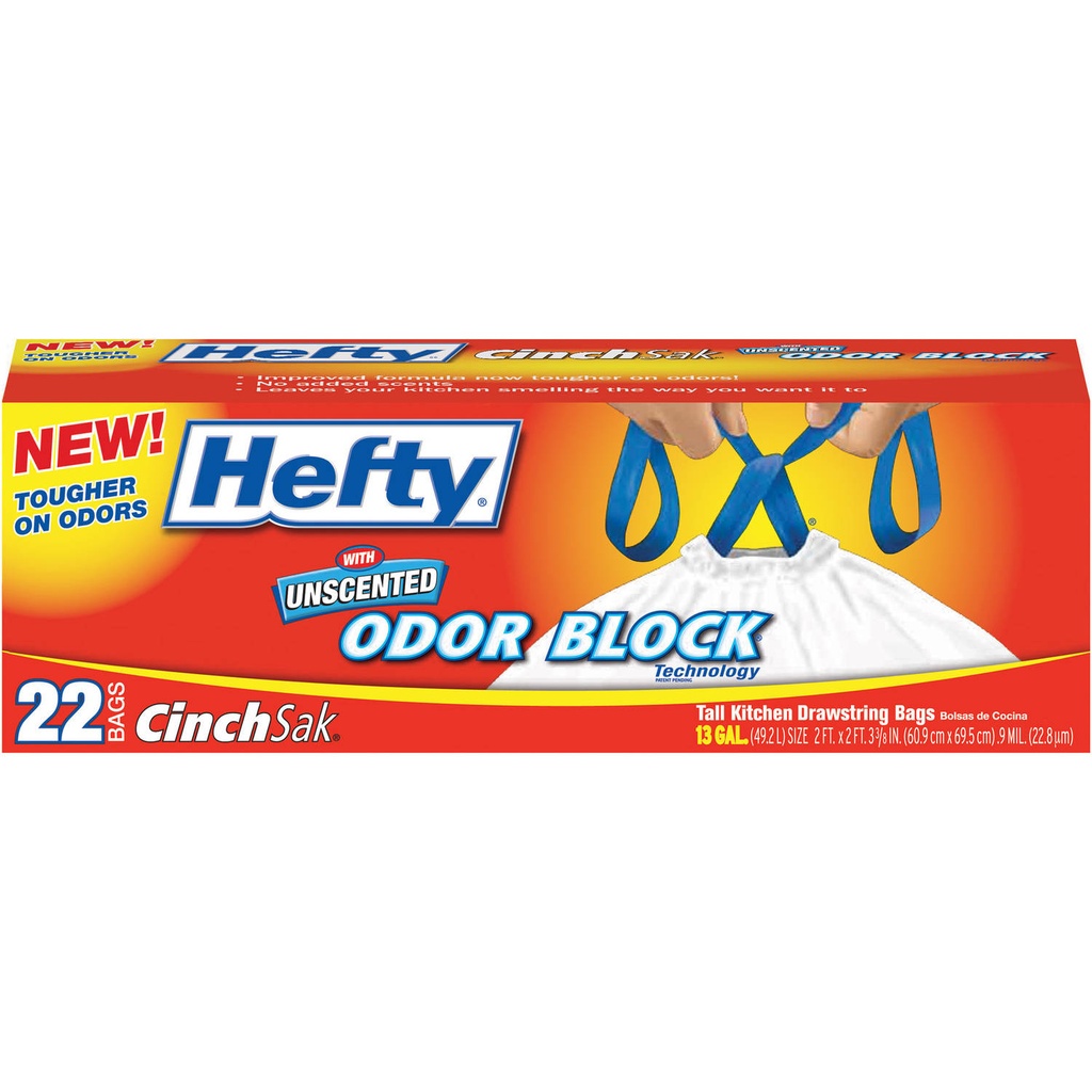 HEFT UNSECENTED ODOR BLOCK 22BAGS