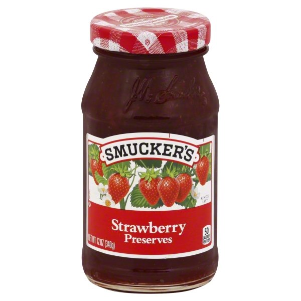 SMUCKER'S STRAWBERRY PRESERVES 12oz