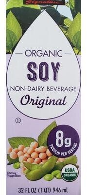 kirkland organic soymilk plain 32oz