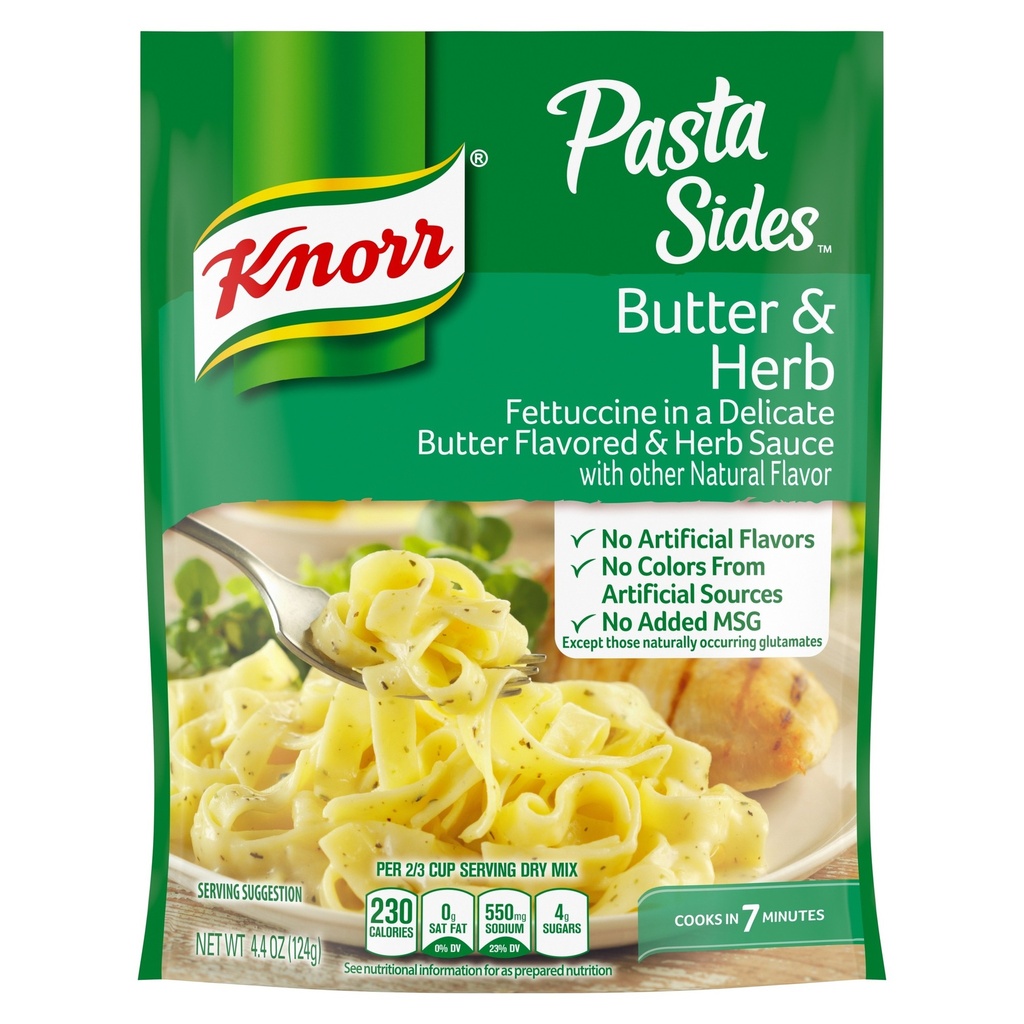 KNOE PASTA SIDES BUTTER & HERB 4.4oz