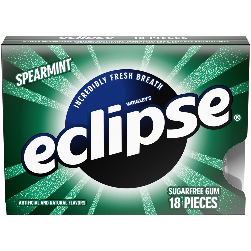 [022000013316] ECLIPSE SPEARMINT 18PIECES