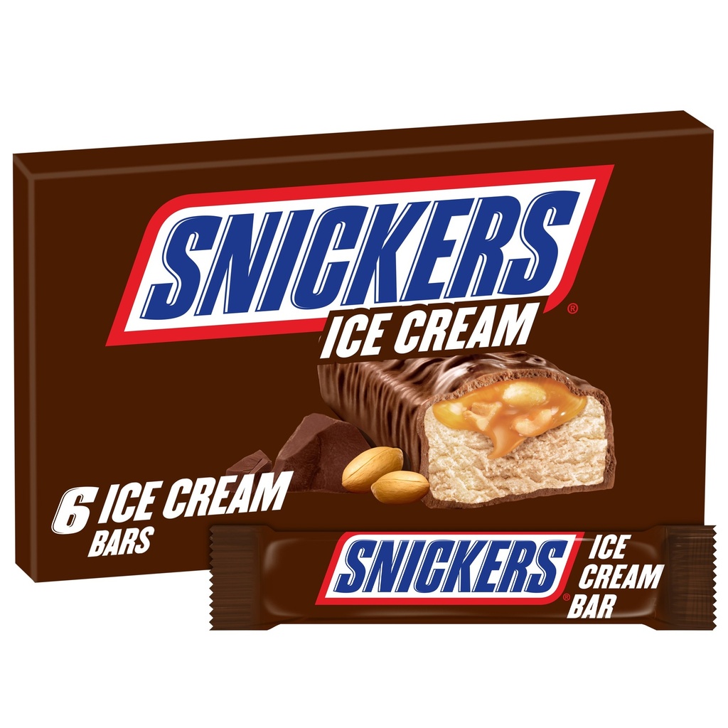 SNICKERS ICE CREAM BAR 6 BARS
