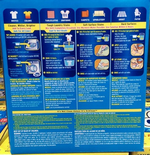 [757037950562] Oxi Clean Deteergent