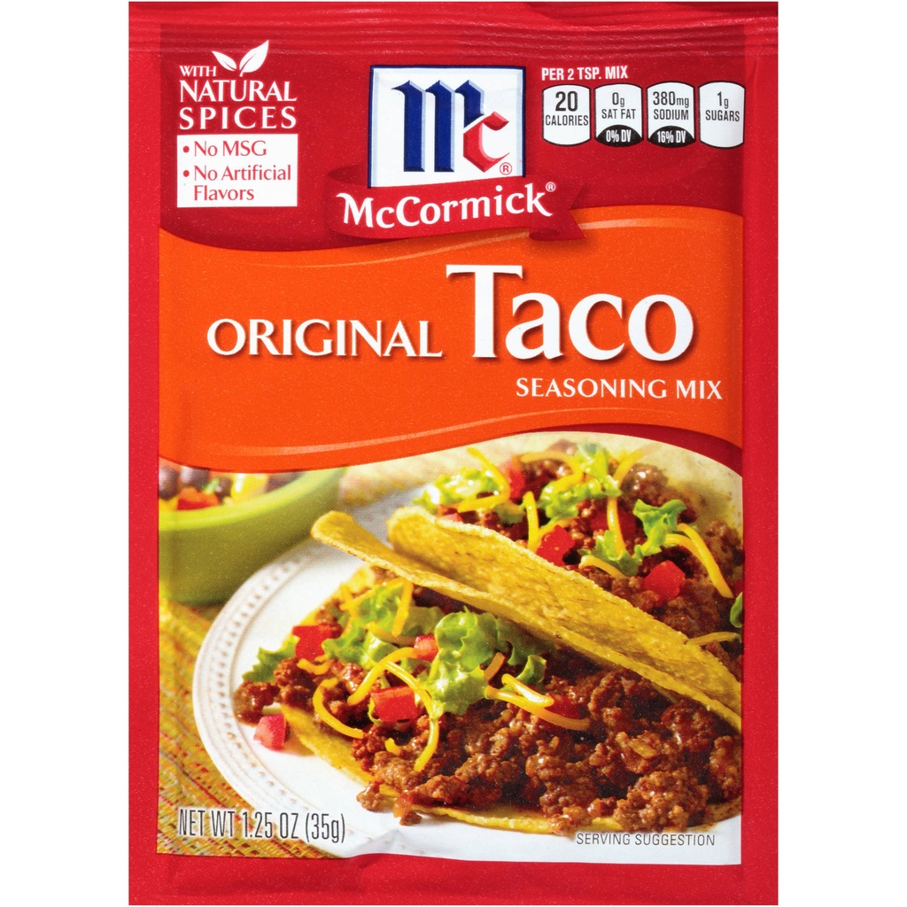 MC ORIGINAL TACO SEASONING MIX 1.25oz