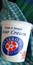 ALL NATURAL SOUR CREAM 8oz