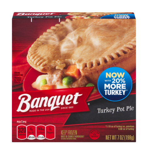 BANQUET TURKEY POT PIE 7oz