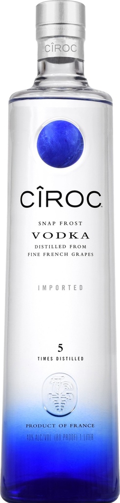 [088076161870] Ciroc Vodka 1Ltr