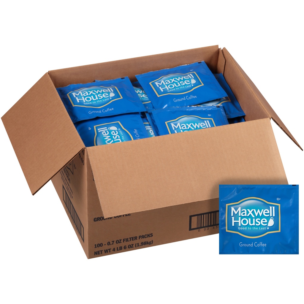 COFFEE MAXWELL HOUSE HOTEL PACK 100- 0.7oz