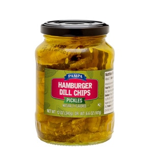 PAMPA HAMBURGER DILL CHIPS 12fl oz