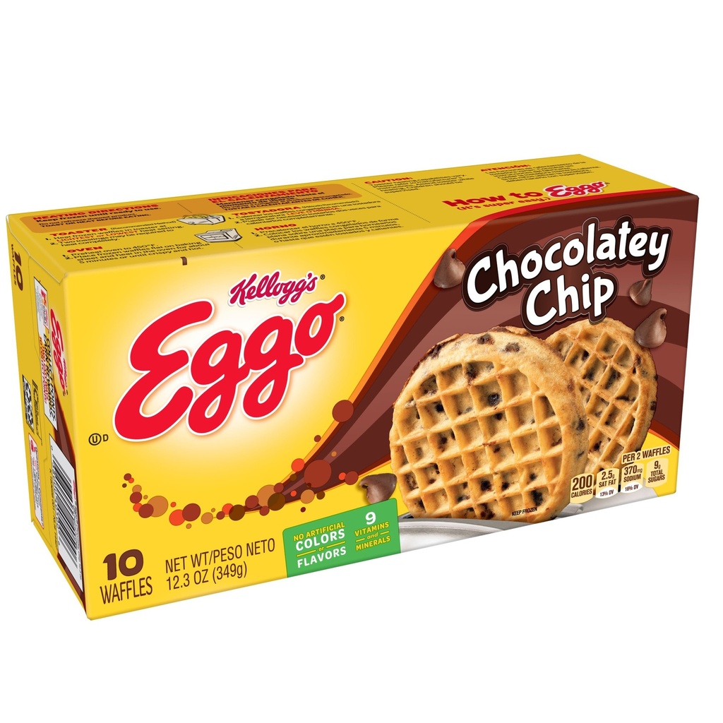 EGGO CHOCOLATE CHIP 12.3oz