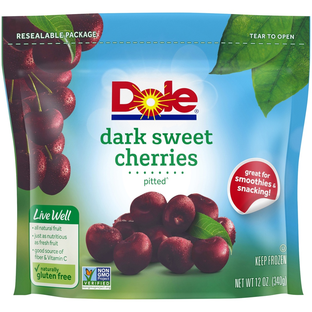DOLE DARK SWEET CHERRIES 12oz