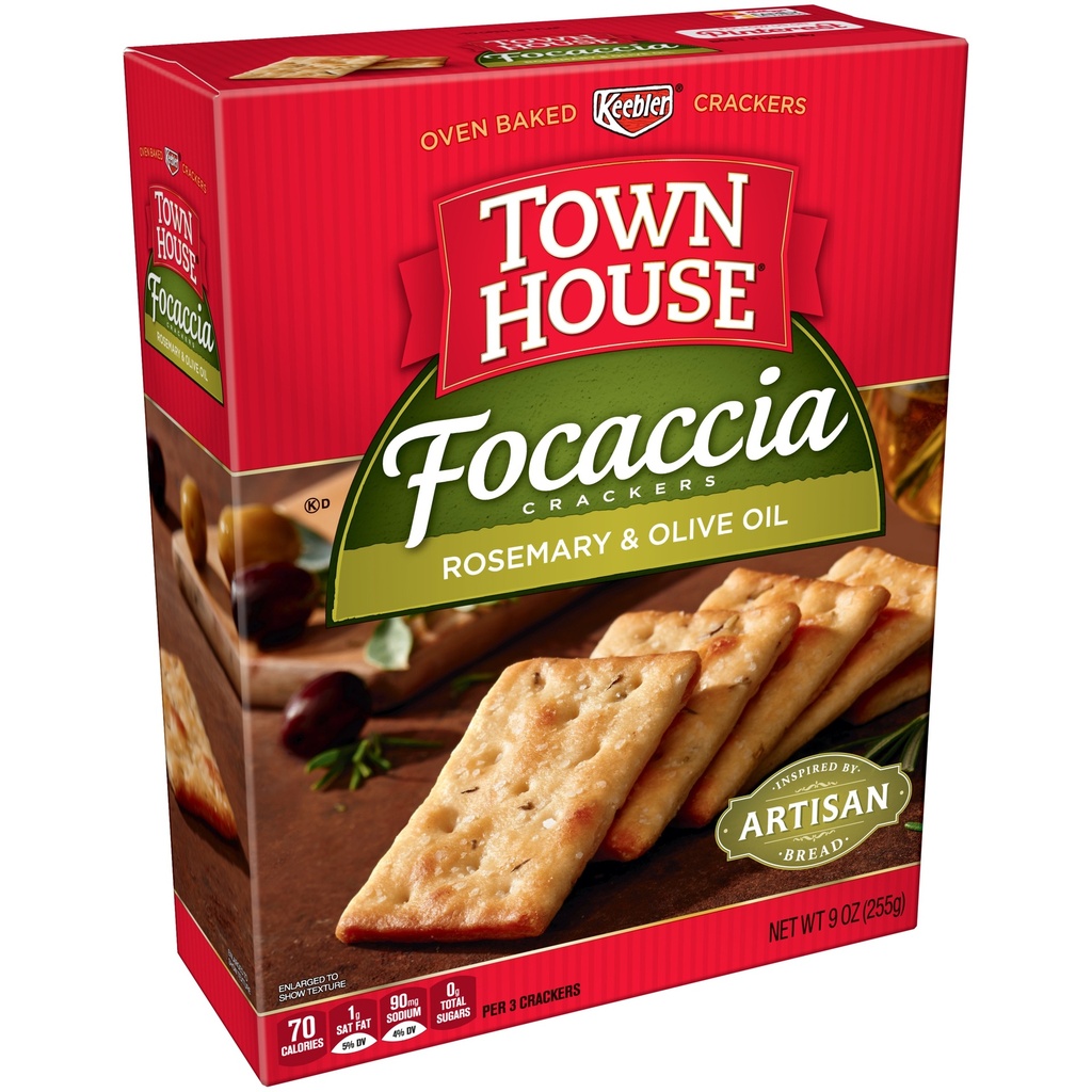 TOWN HOUSE FOCACCIA ROSEMARY & OLIVE OIL 9oz