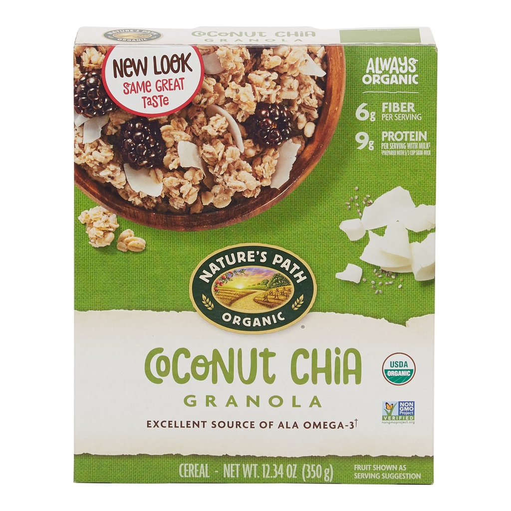 [058449890331] NATURE'S PATH COCNUT CHIA GRANOLA 12.34oz
