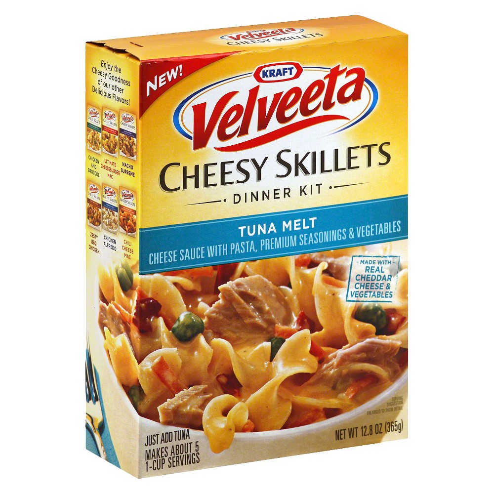 KRAFT VELVEETA CHEESY SKILLETS TUNA MELT