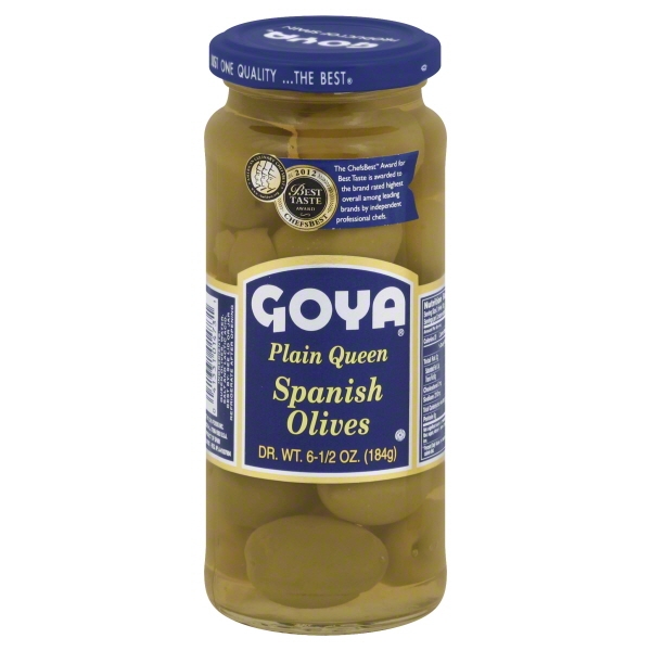 GOYA PLAIN QUEEN SPANISH OLIVES 6.5oz