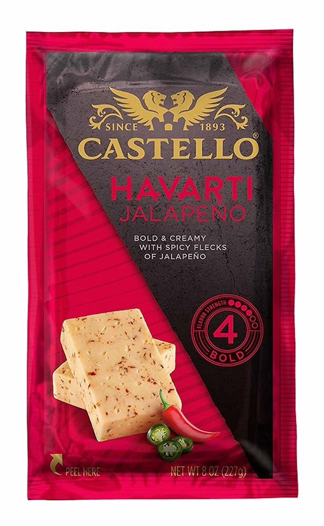 CASTELLO HAVARTI JALAPENO 8oz