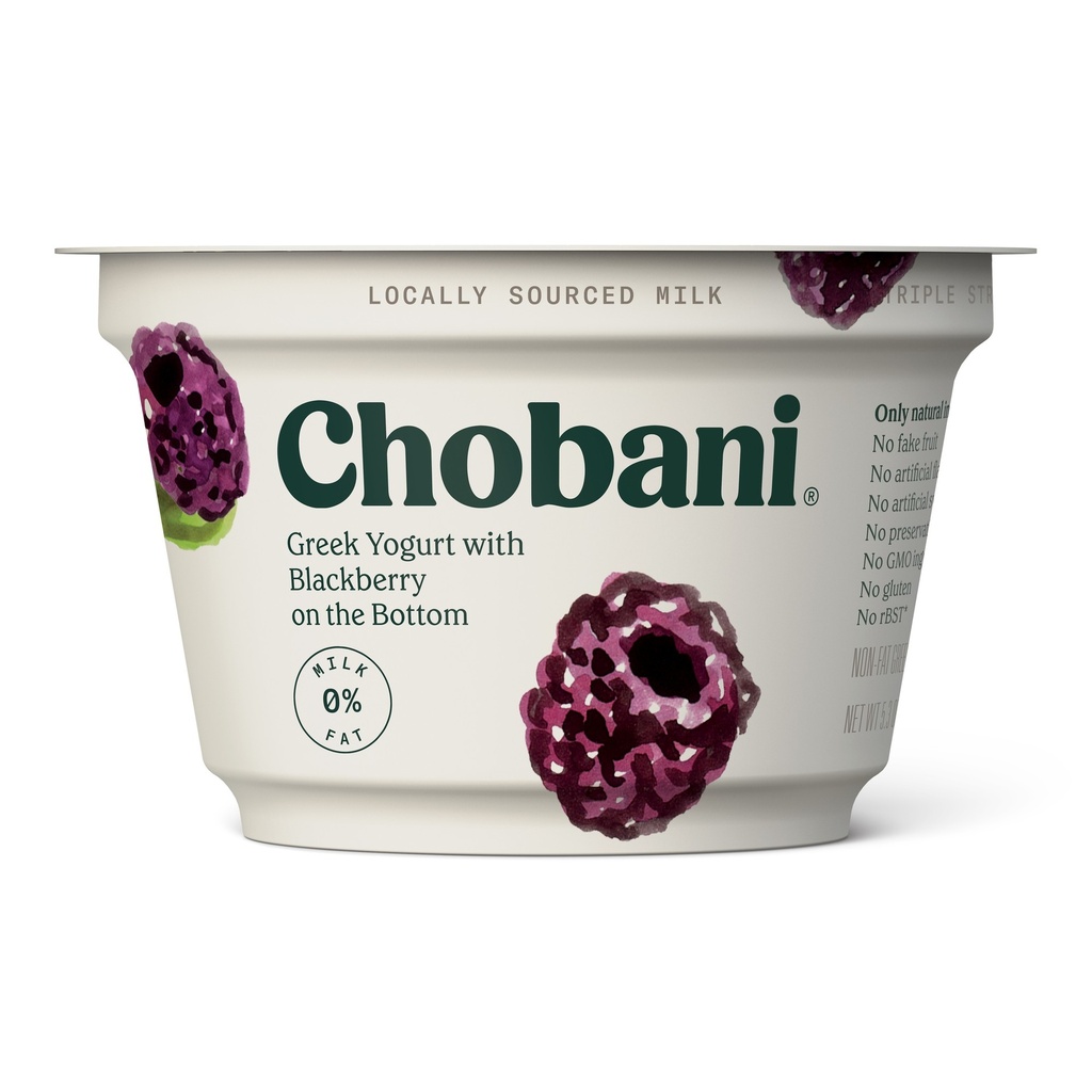 CHOBANI BLACKBERRY YOGURT
