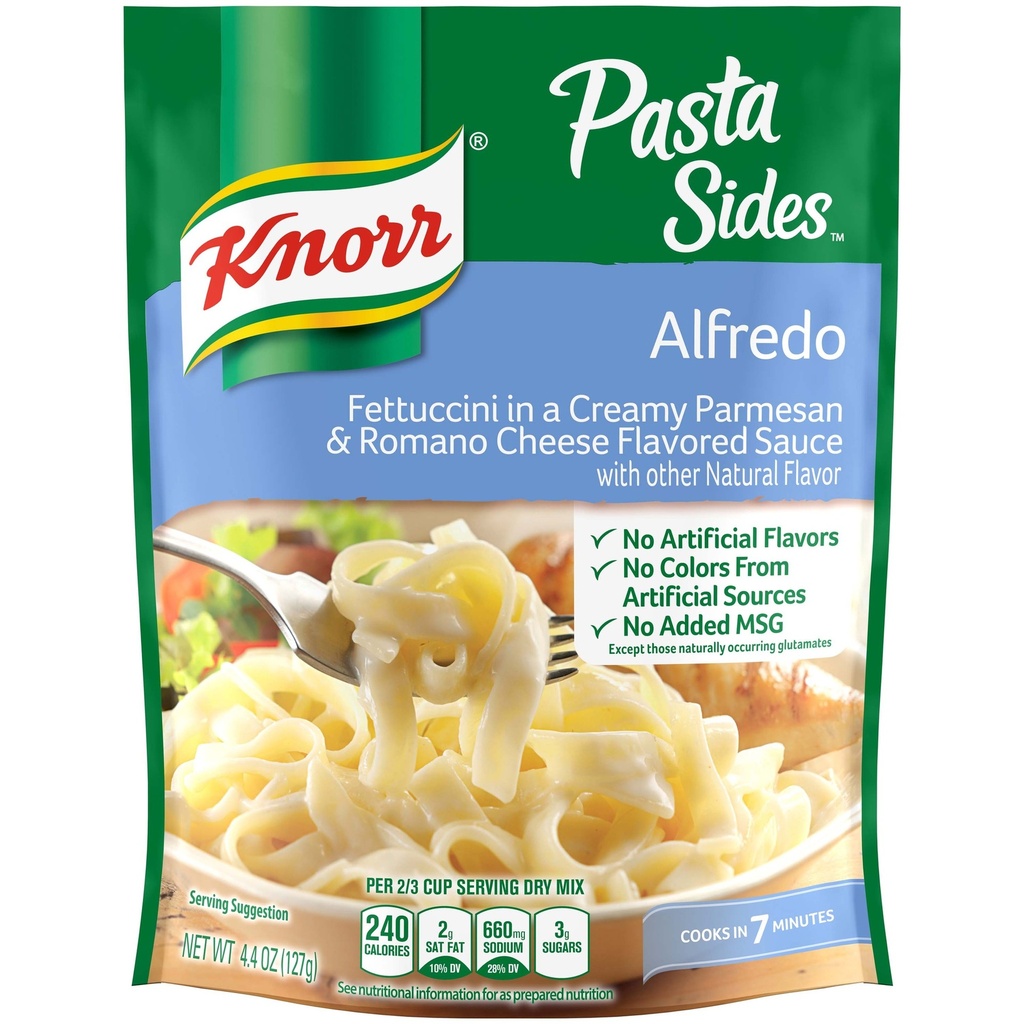[041000022531] KNORR PASTA SIDES ALFREDO 4oz