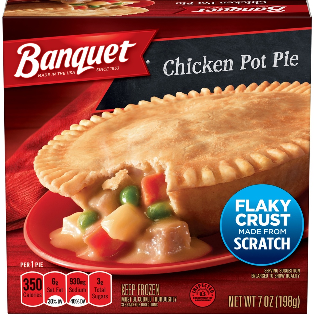 BANQUET CHICKEN POT PIE 7oz