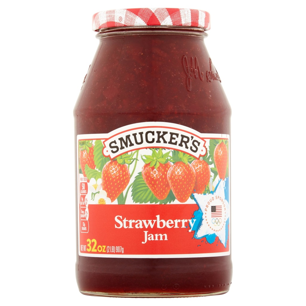 [051500001639] SMUCKER'S STRAWBERRY JAM 32oz