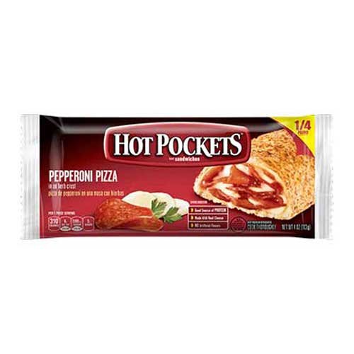 HOT POCKETS PEPPERONI PIZZA 4oz