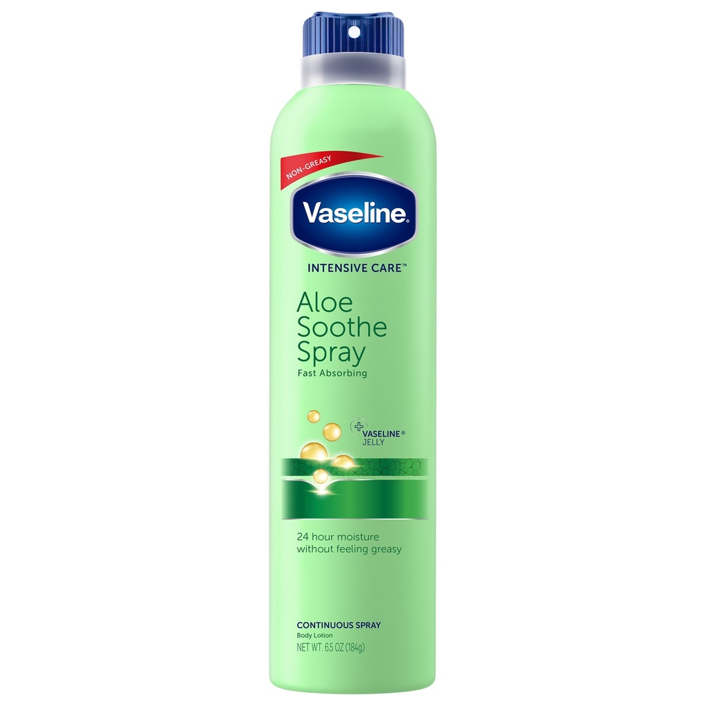 VASELINE SPRAY & GO ALOE FRESH 6.5fl oz