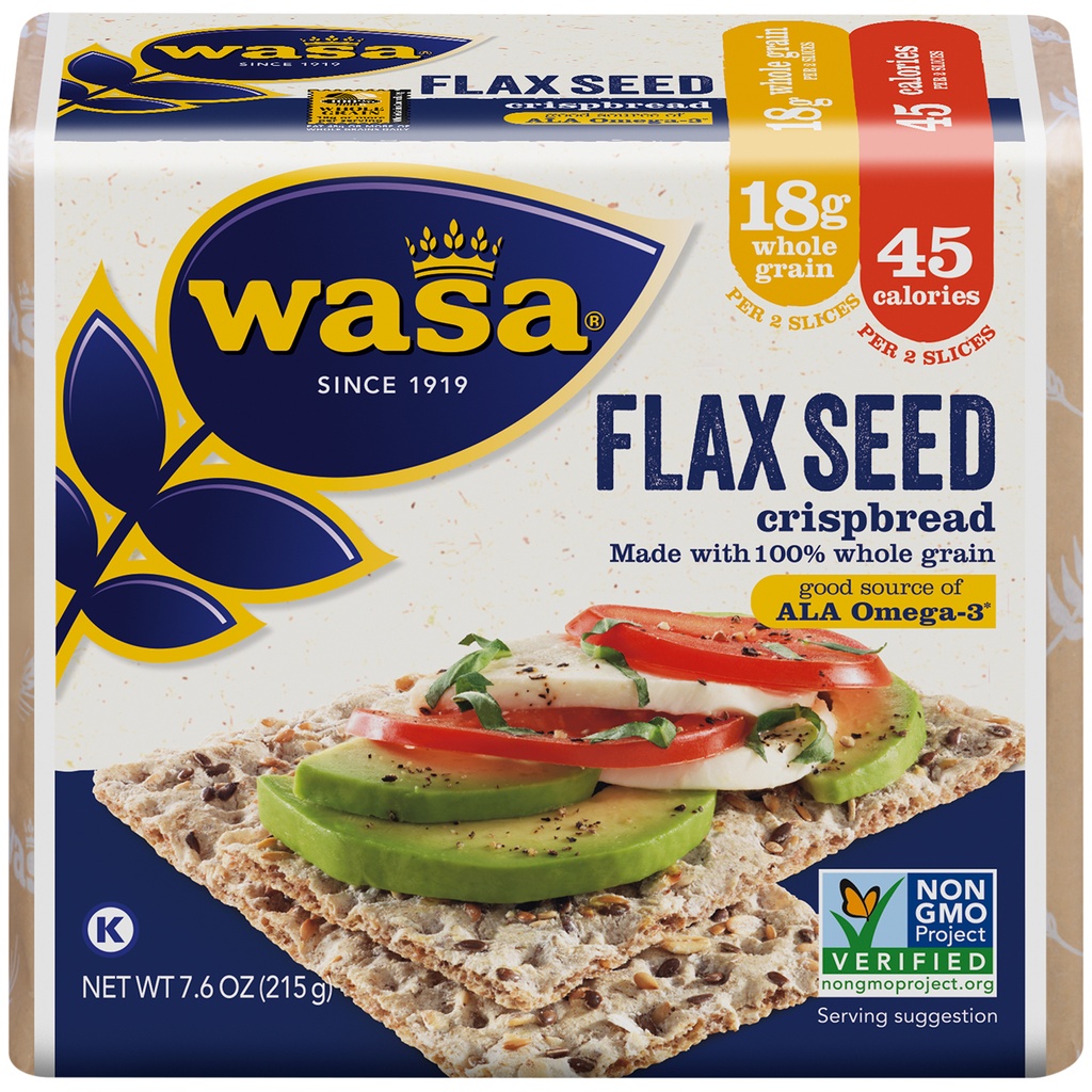 WASA FLAX SEED CRISPBREAD 7.6oz