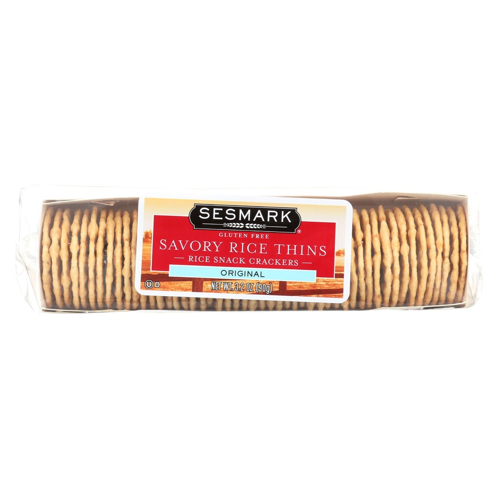 SESMARK SAVORY RICE THINS 3.2oz