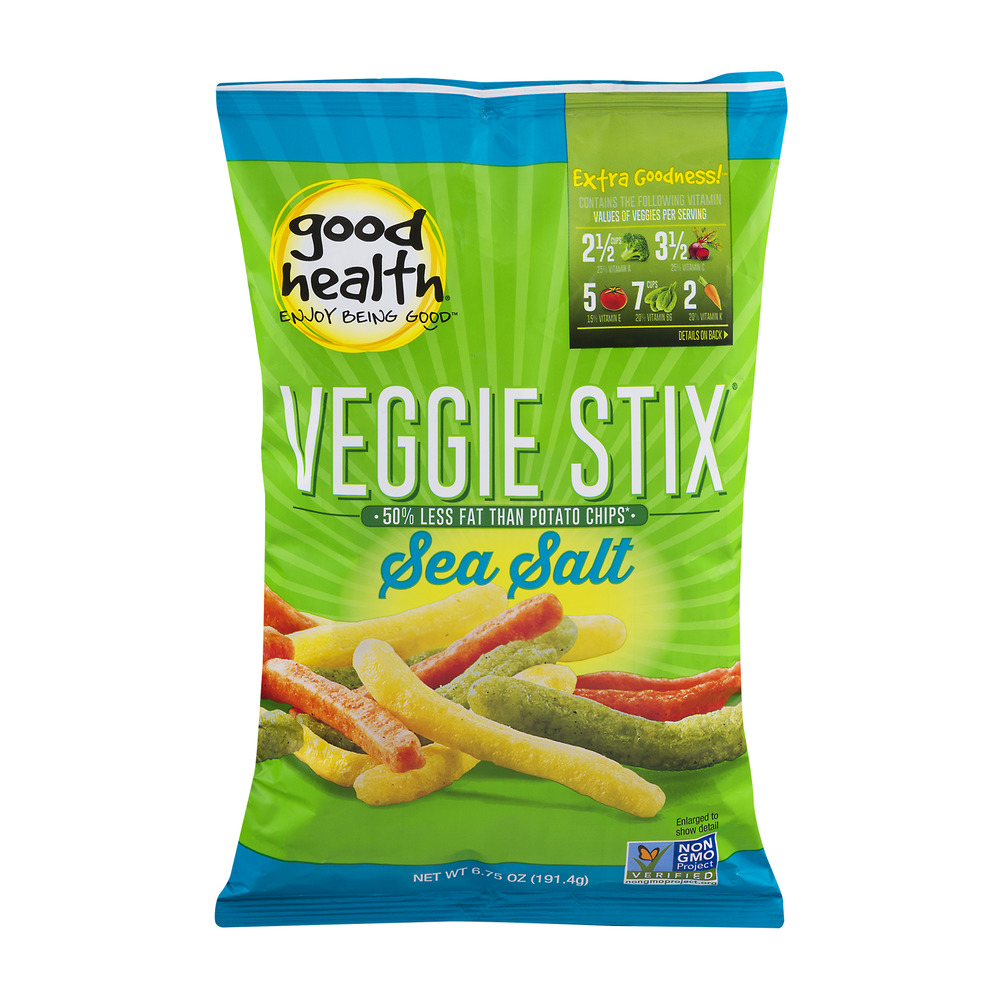 GOOD HEALTH VEGGIE STIX SEA SALT 6.75oz