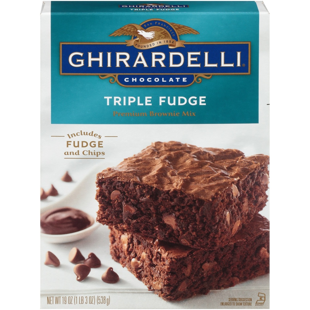 GHIRARDELLI TRIPLE FUDGE 19oz