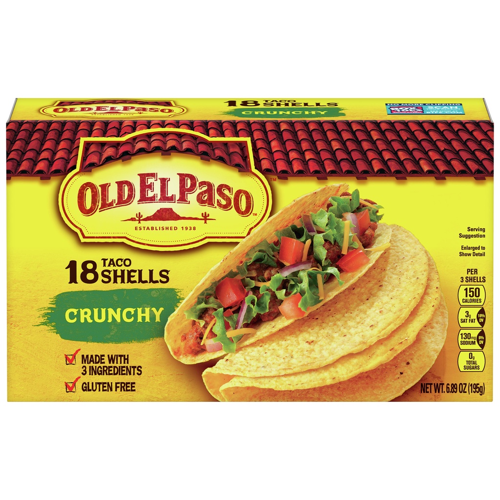 OLD EL PASO SHELLS 6.89oz