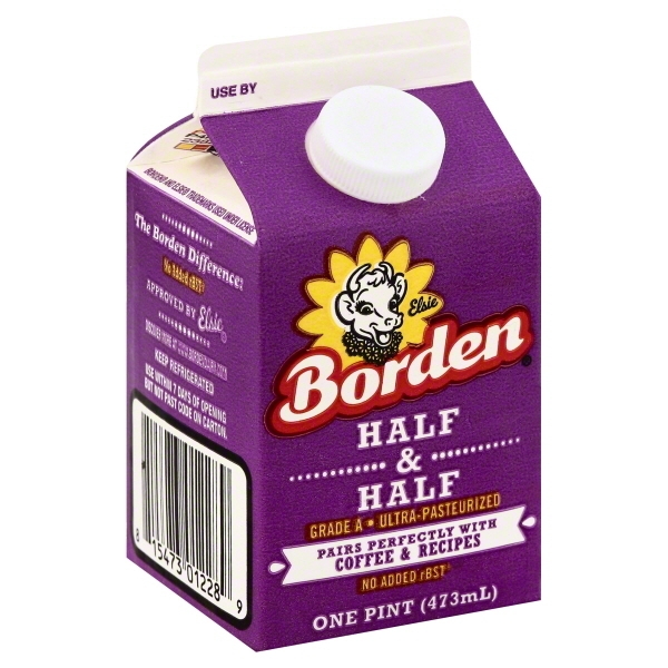 BORDEN HALF/HALF 473ml