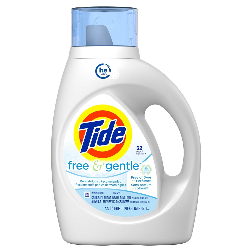 TIDE FREE AND GENTLE 50oz