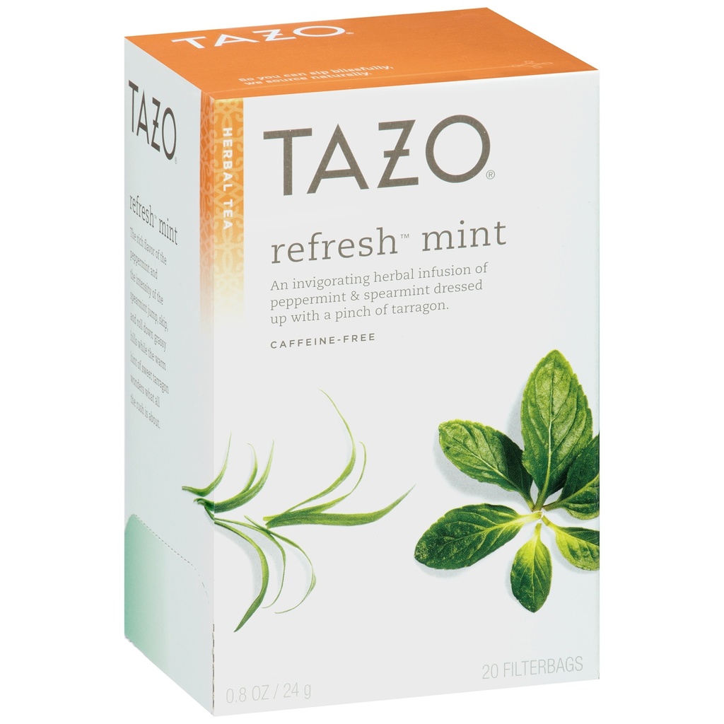[794522200122] Tazo Refresh Mint .8