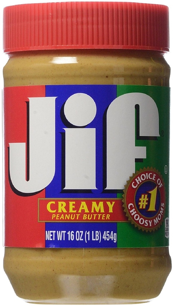 [051500255162] JIF PEANUT BUTTER CREAMY 16oz