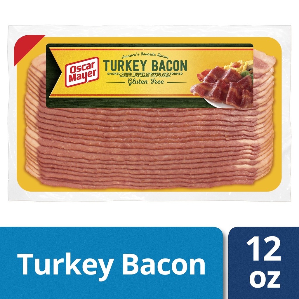 O/M TURKEY BACON 12oz