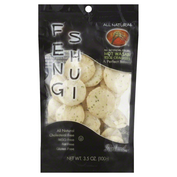 ROLAND HOT WASABI RICE CRRACKER 3.5oz