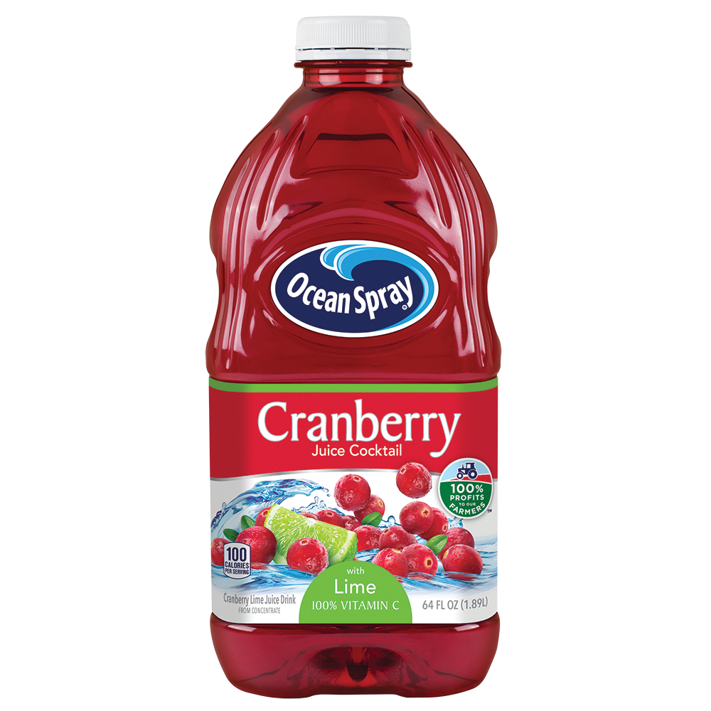 CRANBERRY WITH LIME 64fl oz