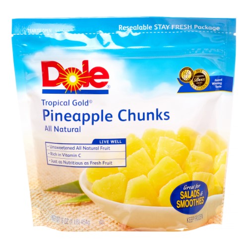 DOLE PINEAPPLE CHUNKS 12oz