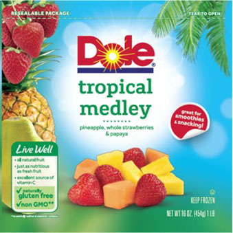 DOLE TROPICAL MEDLEY 12oz