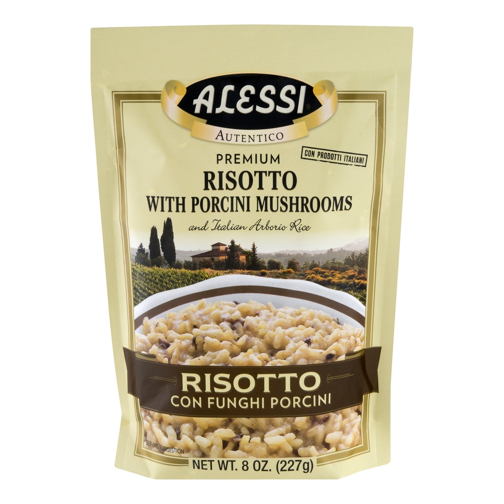 ALESSI RISOTTO W/ PORCINI MUSHROOMS 8oz