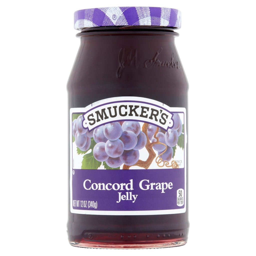 SMUCK GRAPE JELLY 12 Z