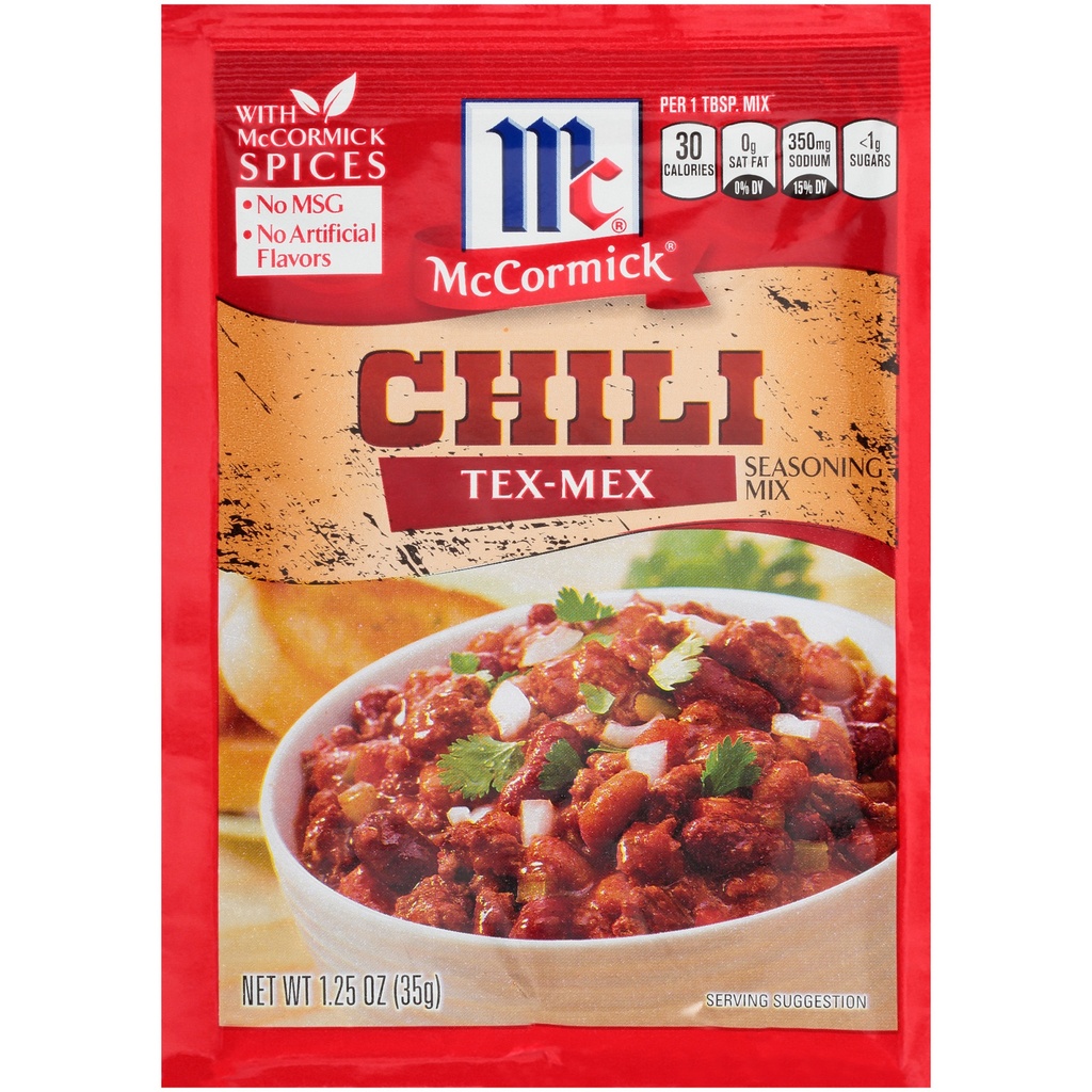 MCCOR TEX-MEX CHILI 1.25